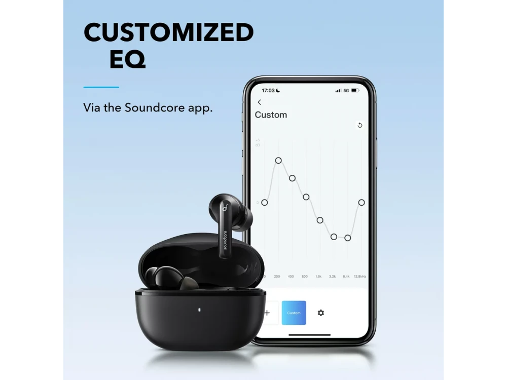 Anker Soundcore Life Note 3i Noise Cancelling Bluetooth 5.2 Ακουστικά TWS, Μαύρα - A3983G11