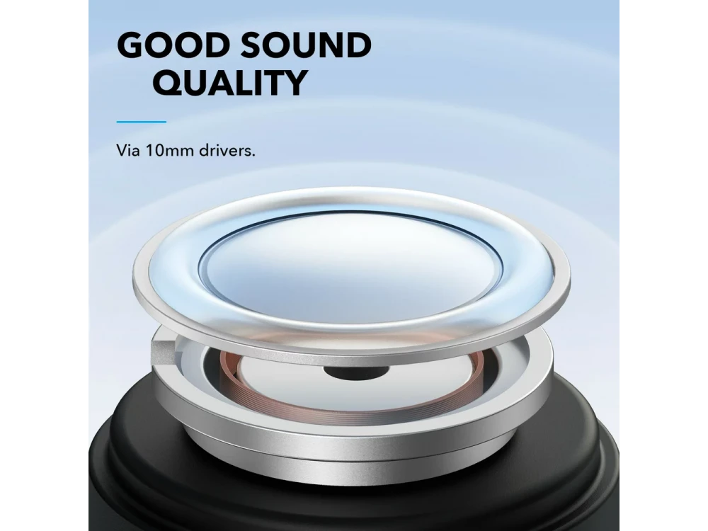 Anker Soundcore Life Note 3i Noise Cancelling Bluetooth 5.2 Ακουστικά TWS, Μαύρα