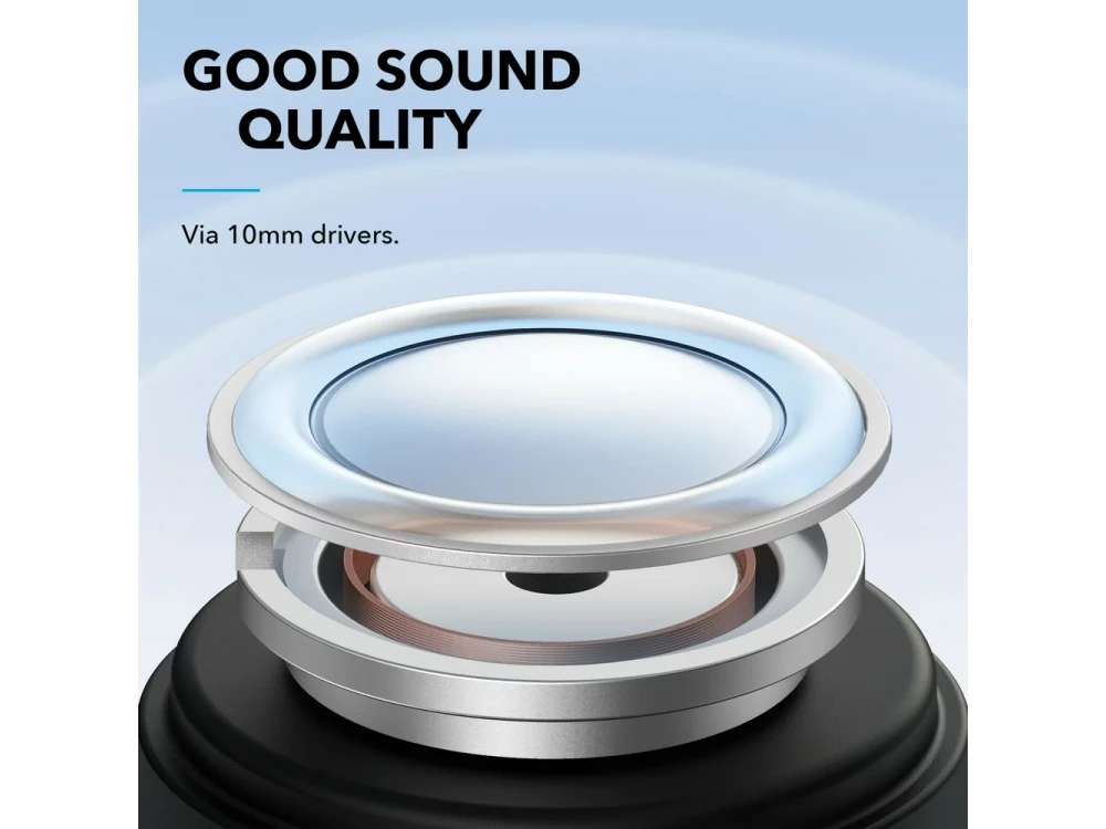 Anker Soundcore Life Note 3i Noise Cancelling Bluetooth 5.2 Ακουστικά TWS, Μαύρα - A3983G11