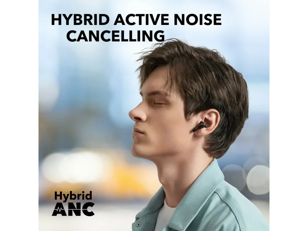 Anker Soundcore Life Note 3i Noise Cancelling Bluetooth 5.2 Ακουστικά TWS, Μαύρα - A3983G11