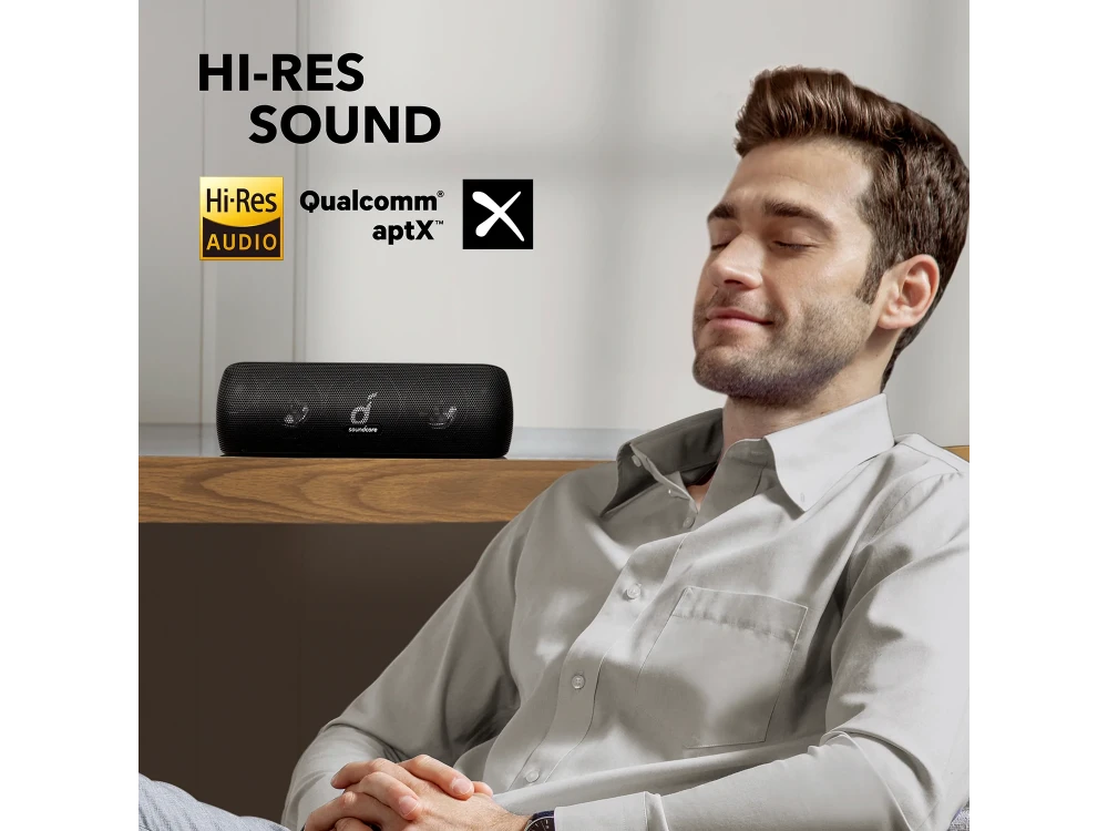 Anker Soundcore Motion+, Portable Bluetooth Speaker 30W, Black- A3116011