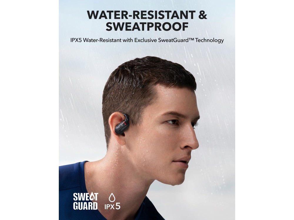 Anker Soundcore V30i Bluetooth 5.3 Ακουστικά Open-Ear με Αντοχή στον Ιδρώτα & Διάρκεια Μπαταρίας έως 12 Ώρες, Μαύρα