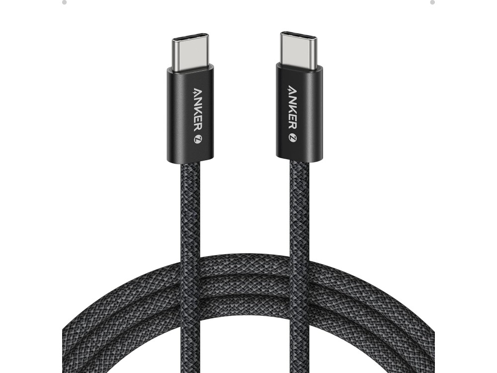 Anker Zolo USB-C to USB-C Cable 1.8m with Nylon Braid 240W USB-IF Certified Super Fast Charging, Black