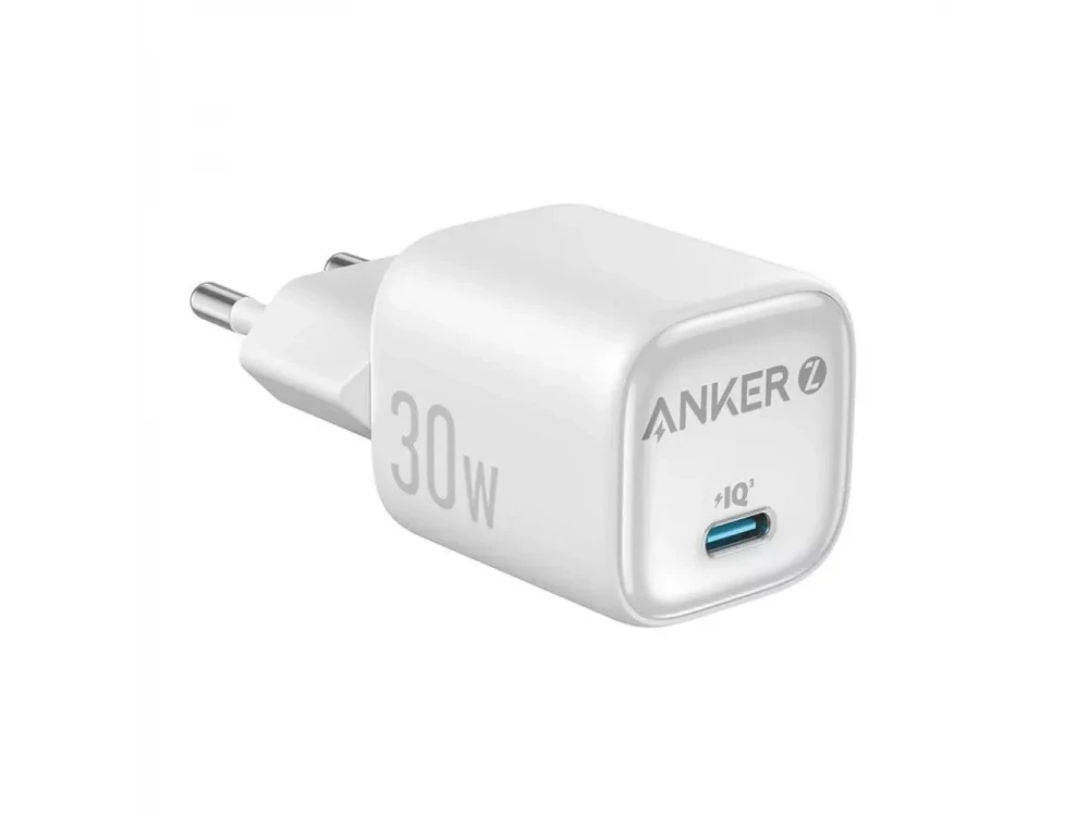 Anker Zolo 30W Type-C Wall Charger with GaN II PD, White