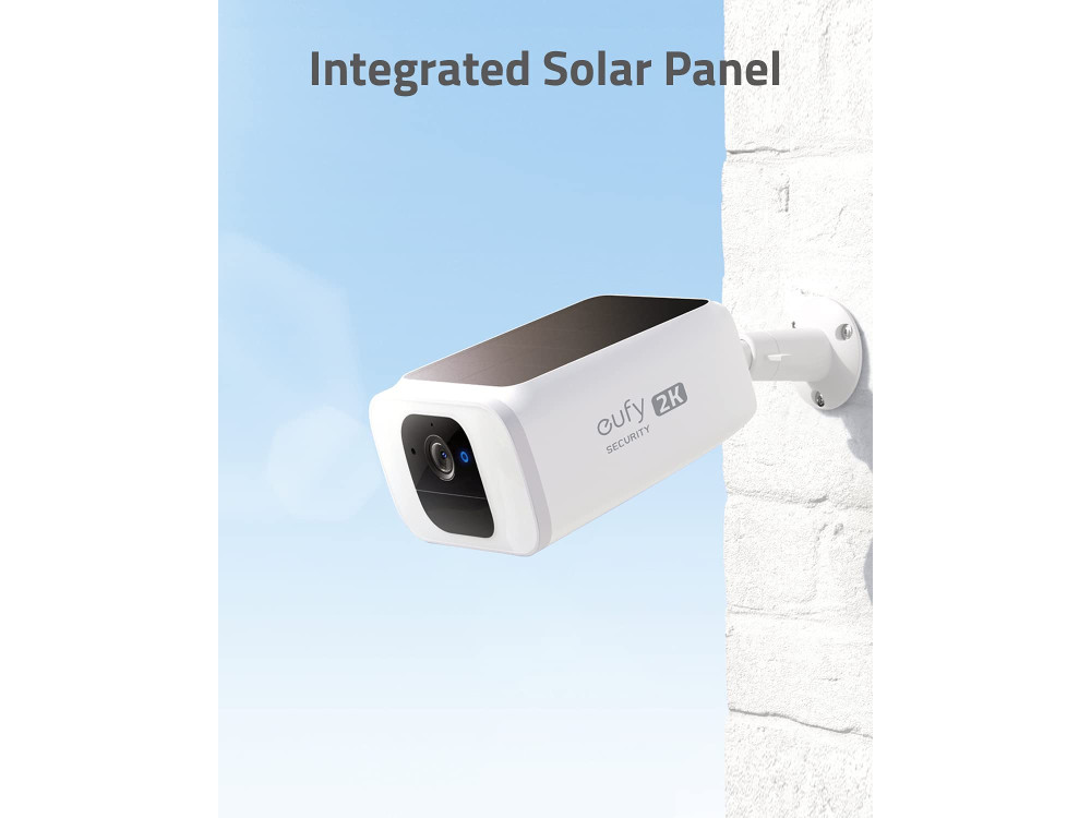 Anker eufy SoloCam S40 Spotlight Cam Pro 2K IP Camera with Solar Panel, 2-Way Audio, WiFi and Motion Detection with AI - T81243W1