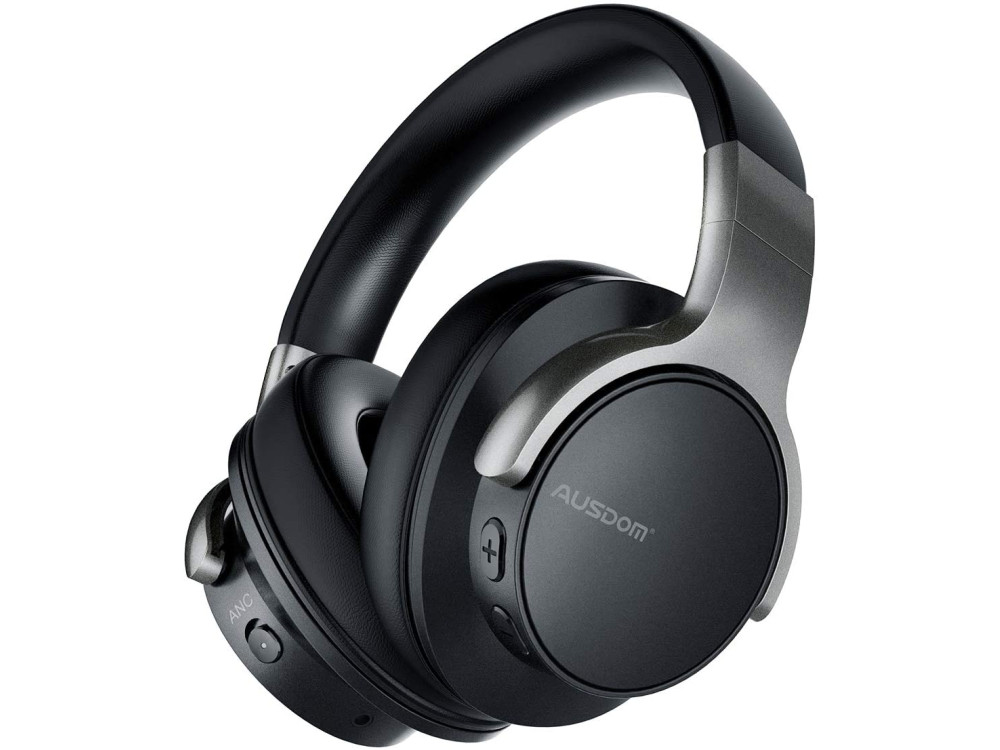 Ausdom ANC8 Pro Bluetooth ακουστικά με Active noise cancellation, Μαύρα