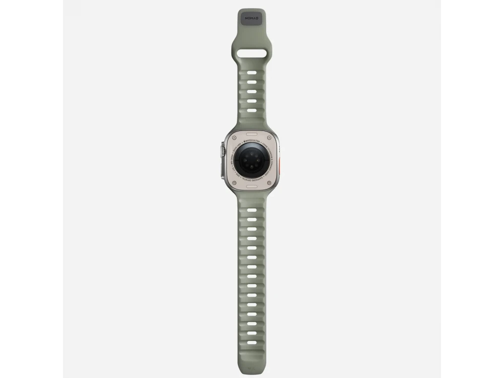 Nomad Sport Band Apple Watch Ultra 2 / Ultra 1 / 6 / SE / 9 / 8 / 7 - 45 / 49mm, Ανταλλακτικό Λουράκι Σιλικόνη, Coastal Rock