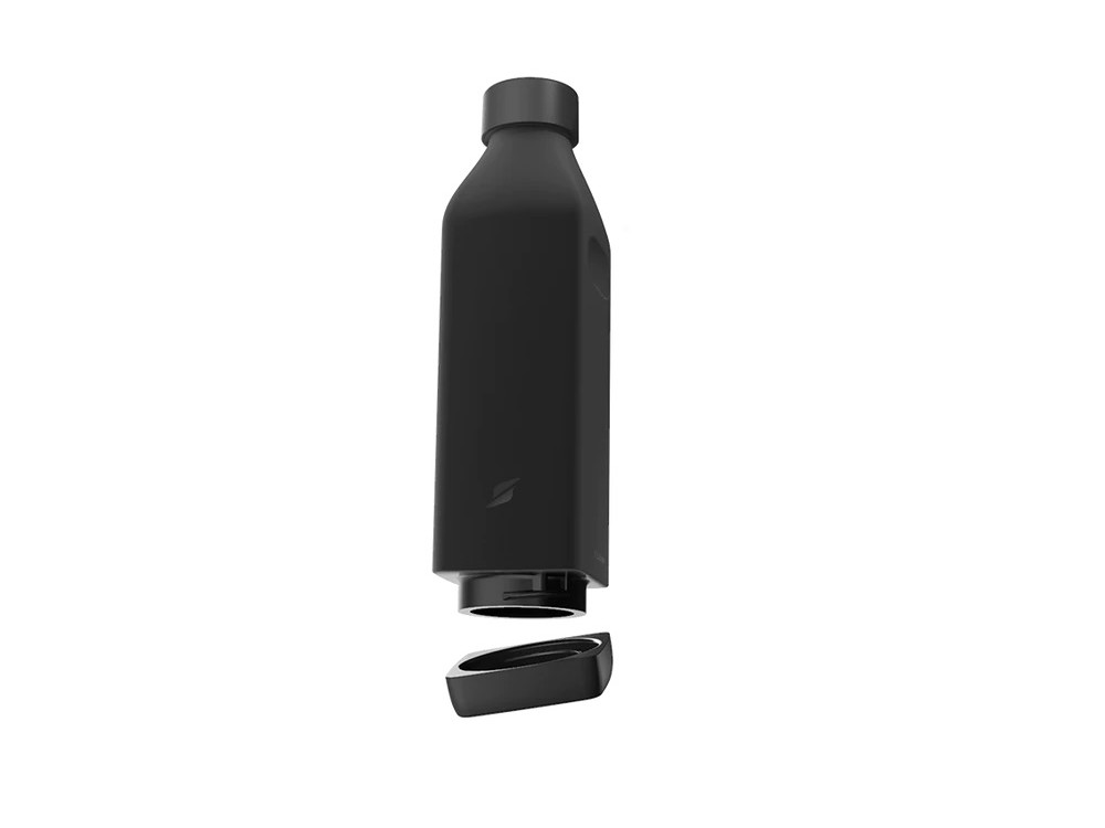 Stryve Base Bottle, Παγούρι 1L με Bottom Opening, All Black