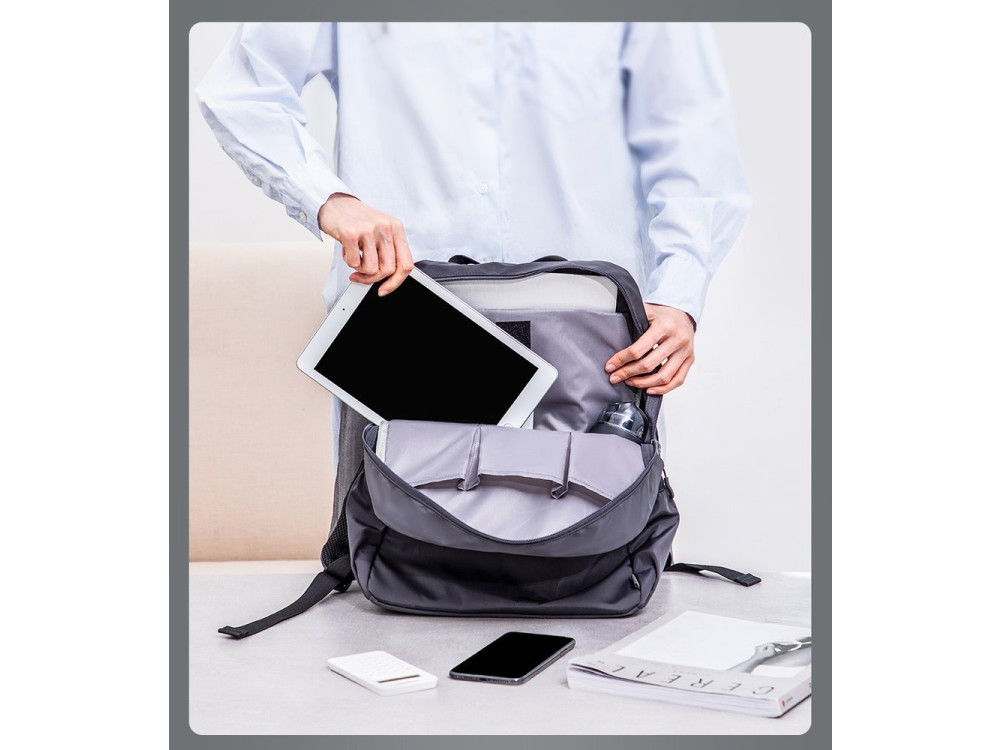 Baseus Basics Backpack / Τσάντα Laptop για Laptop έως 13", Εκρού