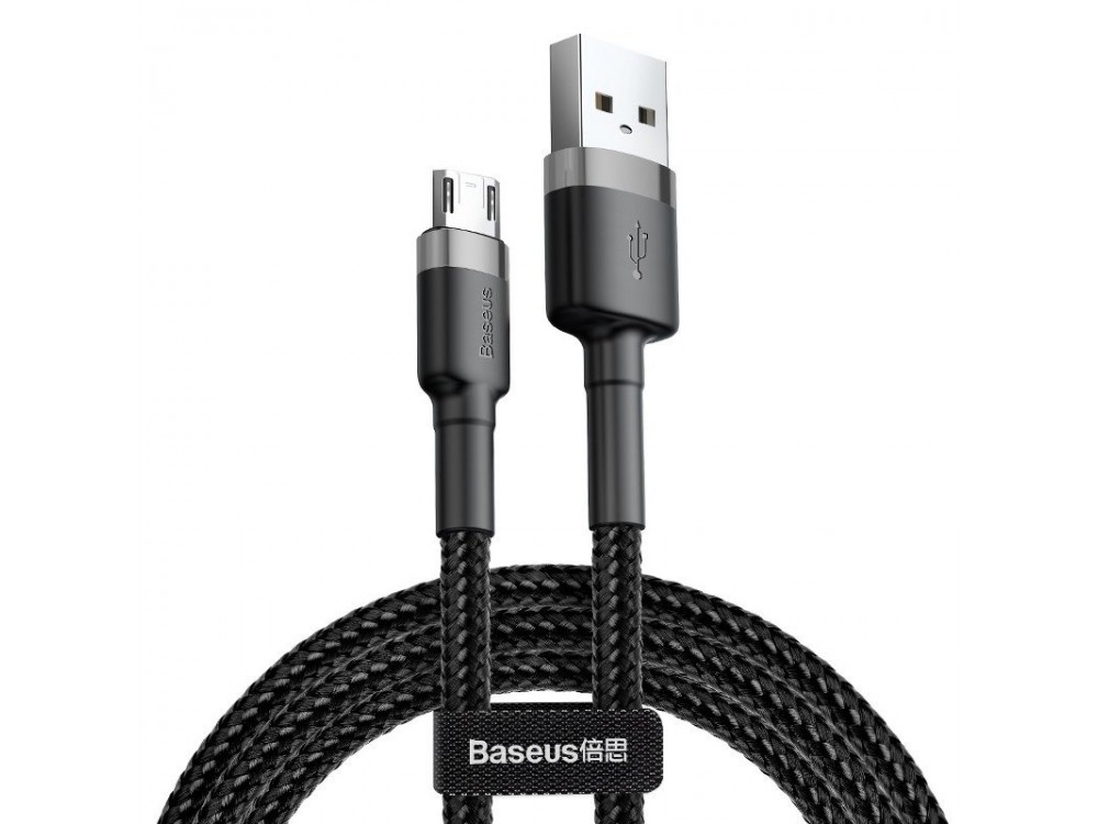 Baseus Cafule Micro USB cable 0.5m. with Nylon Braided, Black