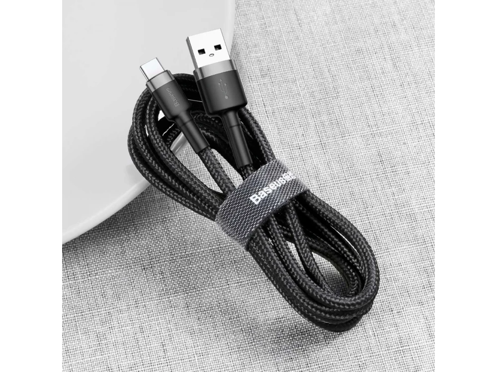 Baseus Cafule USB-C Cable 0.5m with Nylon Weave, Black