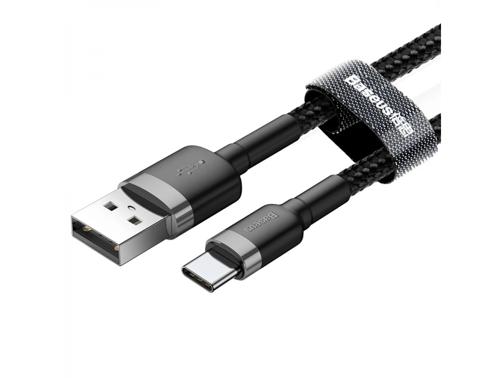 Baseus Cafule USB-C Cable 0.5m with Nylon Weave, Black