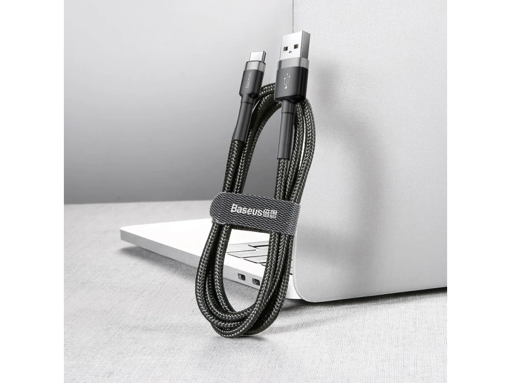 Baseus Cafule USB-C Cable 0.5m with Nylon Weave, Black