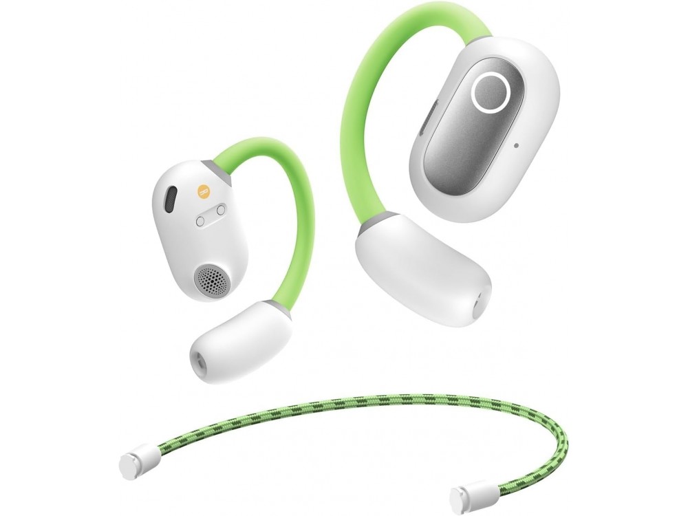 Baseus Eli Sport 1 PM20A Open Ear Bluetooth Handsfree Earphones with Sweatproof and Charging Case, Aurora Green