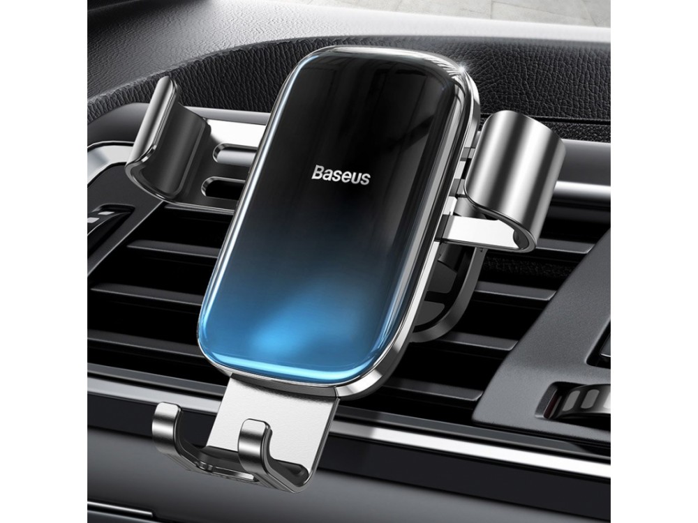 Baseus Glaze Gravity Βάση Κινητού για Αυτοκίνητο, με Ρυθμιζόμενα Άγκιστρα για Κινητά 4.7-6.5 ιντσών, Μαύρη