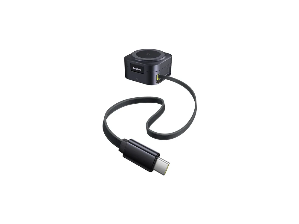 Baseus PicoGo 2-in-1 Qi2 15W + PD 67W Wireless Magnetic Charger MagSafe for iPhone, AirPods & Laptop, Black
