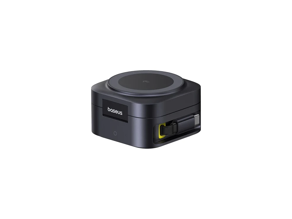 Baseus PicoGo 2-in-1 Qi2 15W + PD 67W Wireless Magnetic Charger MagSafe for iPhone, AirPods & Laptop, Black
