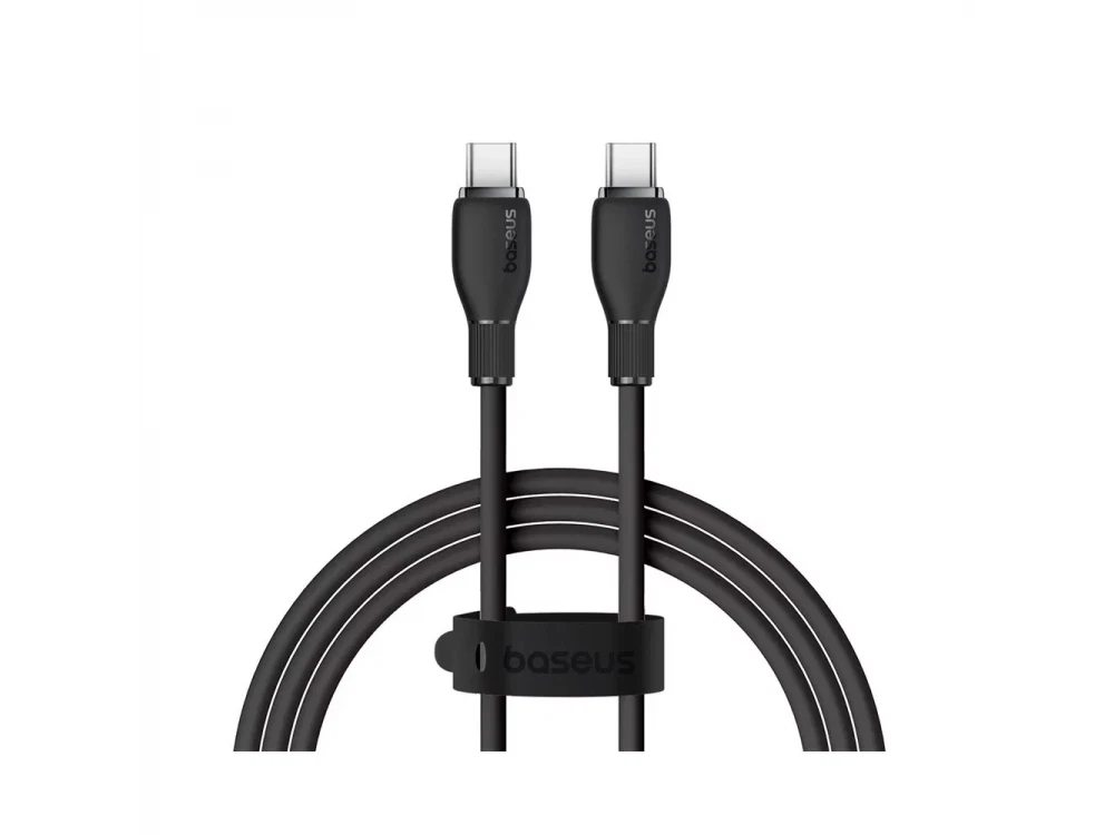 Baseus Pudding Series, USB-C to USB-C Cable 100W 1.2m, Black