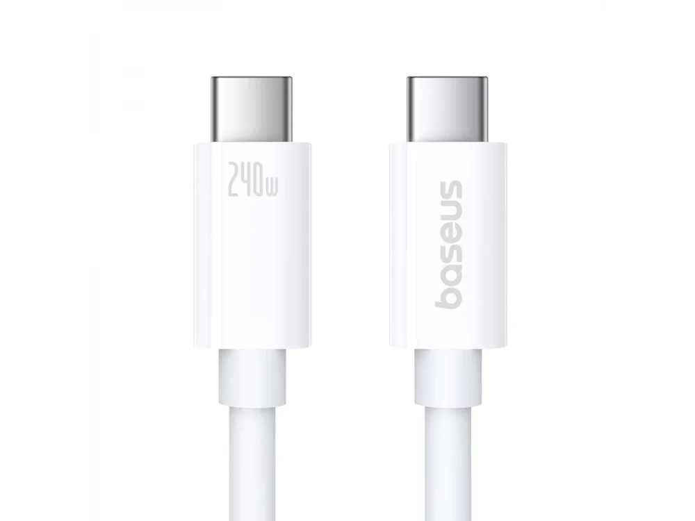 Baseus Superior Series 2 Καλώδιο Thunderbolt 4 USB-C σε USB-C 240W, Λευκό