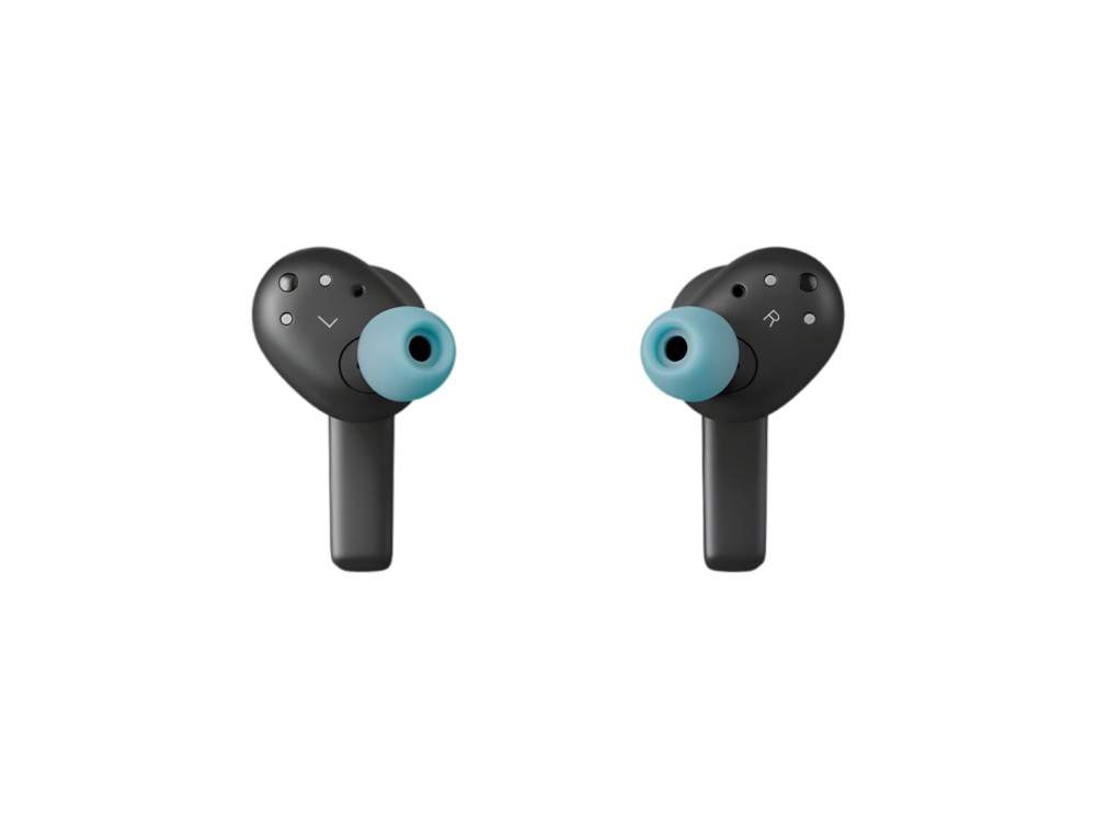 Bang & Olufsen Beoplay EX In-ear Bluetooth 5.2 Ακουστικά με ANC, Αντοχή στον Ιδρώτα και Θήκη Φόρτισης - Anthracite Oxygen