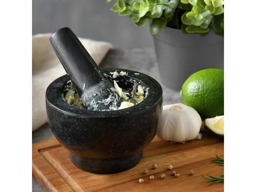 Bergner Granite mortar and pestle set