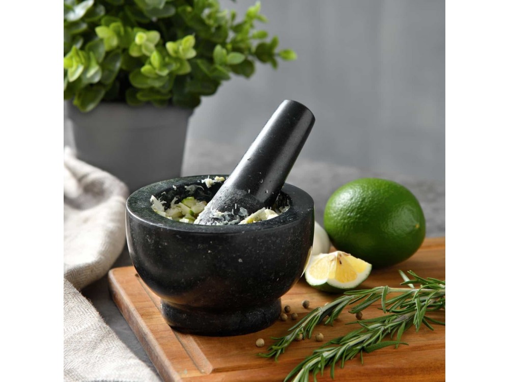 Bergner Granite mortar and pestle set