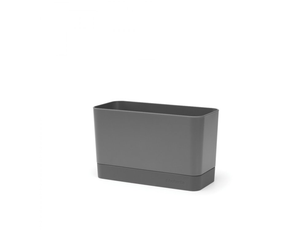 Brabantia Sink Organiser, with removable tray, Dark Grey