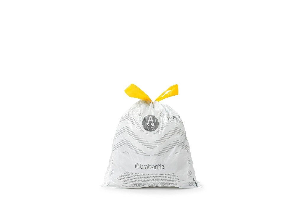 Brabantia PerfectFit Bags, Σακούλες Απορριμμάτων 3L (Μέγεθος A), 10 x 20τμχ