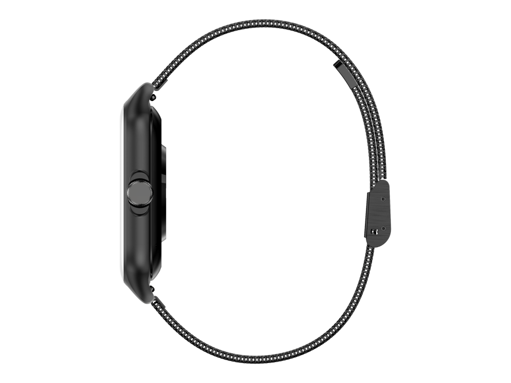 Garett GRC Activity 2 Smartwatch with AMOLED Display, Voice Assistant, Smart App, Oscilloscope & Battery up to 7 Days, Black Matt