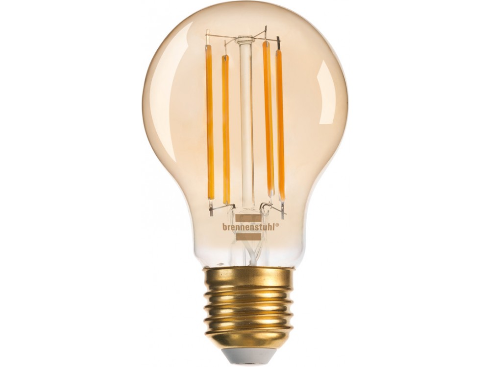 Brennenstuhl Connect Filament Έξυπνη λάμπα LED WiFi, Vintage Στυλ, 470lm Dimmable, 2200K, E27 (Δε χρειάζεται Hub)