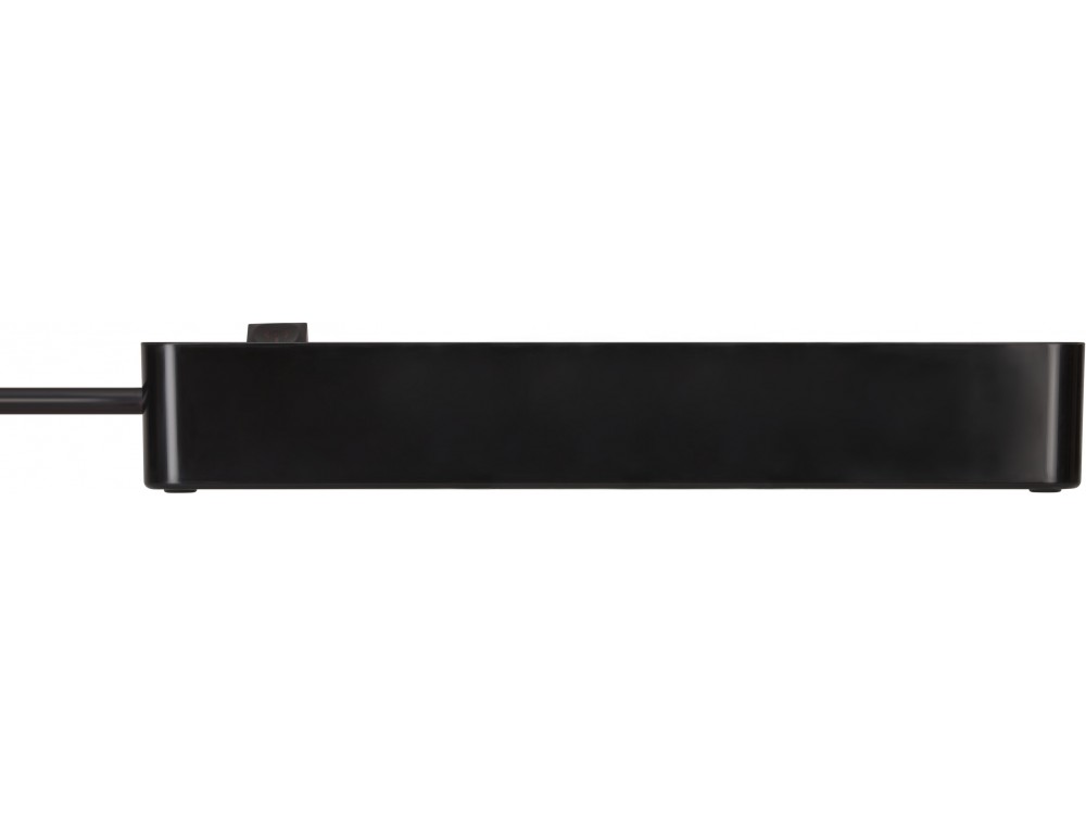 Brennenstuhl Ecolor 4-outlet Extension socket, Πολύπριζο με 2 Θύρες Type-C, Διακόπτη & 1.5M Καλώδιο, Black