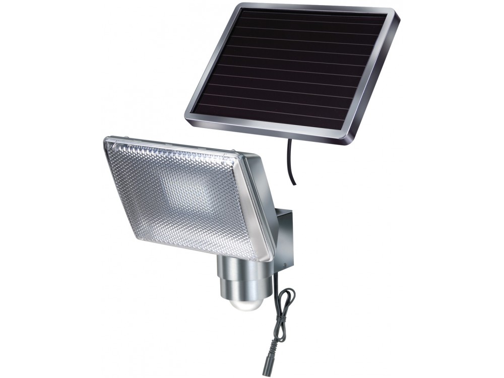 Brennenstuhl Solar LED Light, Solar LED Spotlight 4W, 350lm with Motion Detection & Cable 4.75m.