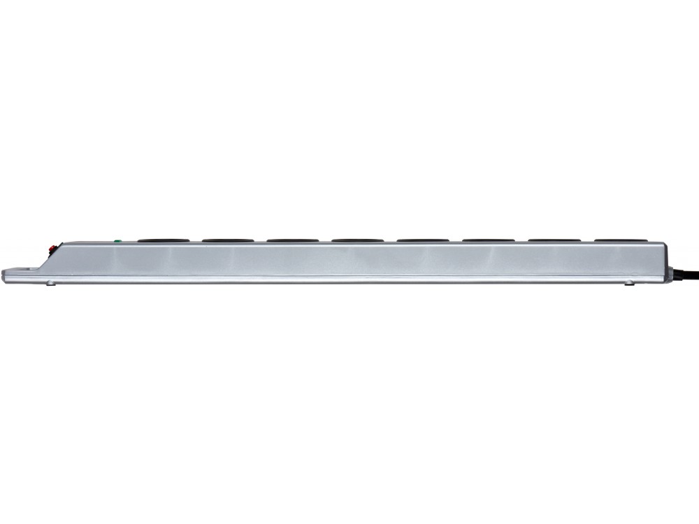 Brennenstuhl Super-Solid 8-outlet Extension Strip, Πολύπριζο & Προέκταση με διακόπτη, 13,500 A Ασφάλεια & 2.5m. Καλώδιο, Silver