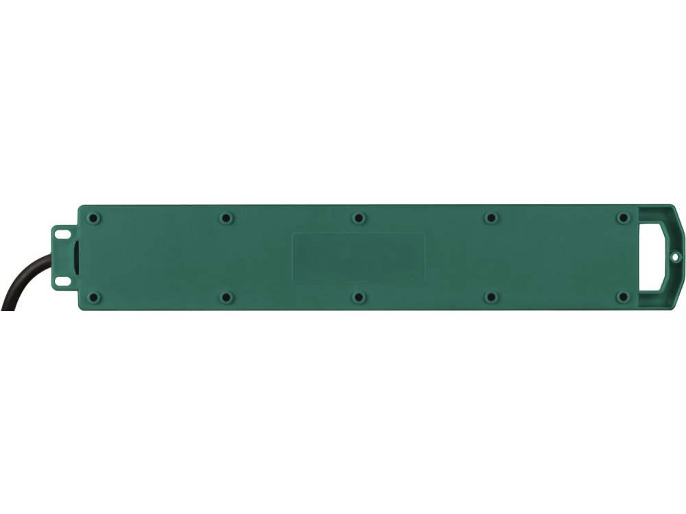 Brennenstuhl Super-Solid SL 554 5-outlet Extension Strip, Πολύπριζο & Προέκταση Κήπου με διακόπτη & 5m. Καλώδιο, IP54, Green