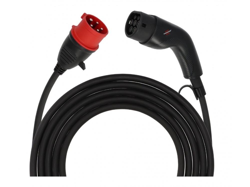 Brennenstuhl e-mobility Portable Three-Phase Charging Station 16A / 11kW, with Integrated 8 Meter Type 2 Cable & Carrying Case