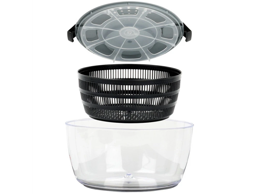 Vilde Premium Salad Spinner, Vegetable Colander 26cm, Grey