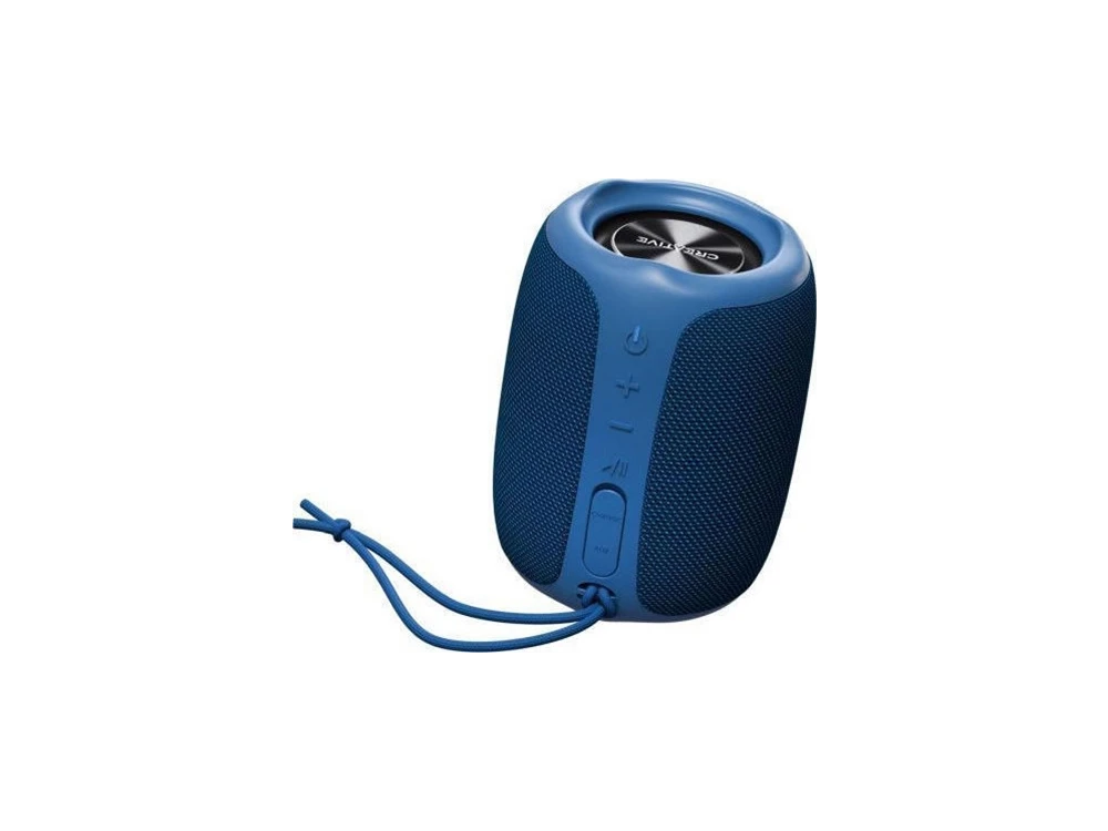 Creative Muvo Play Waterproof Bluetooth Speaker 10W with Battery Life up to 10 hours, Blue