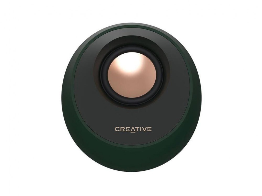 Creative Pebble Pro Ηχεία Υπολογιστή 2.0 με Ισχύ 20W, RGB & Bluetooth 5.3, Μαύρα