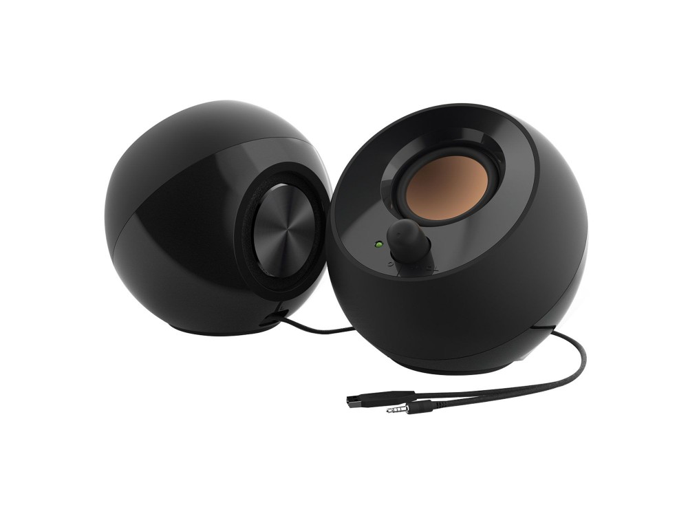 Creative Pebble V2 Computer Speakers 2.0 with 8W Power, Black