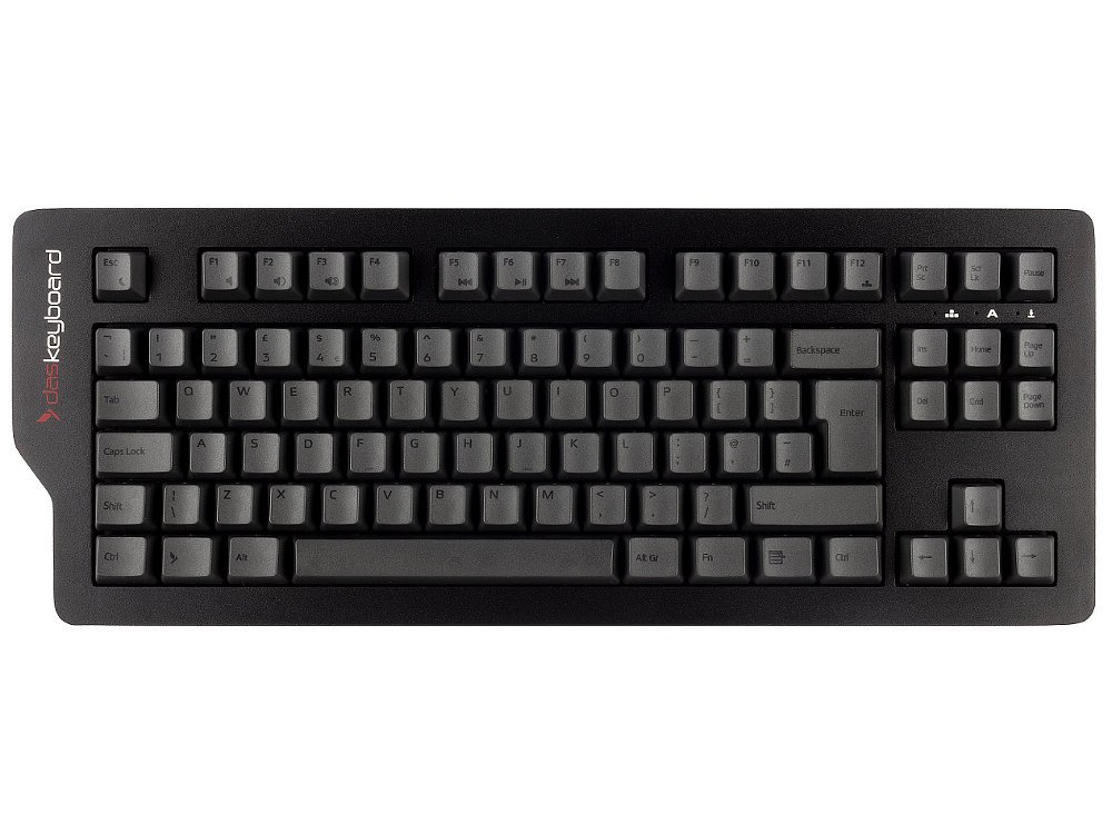 Das Keyboard 4C TKL Wired Mechanical Keyboard, Cherry MX Brown Switches - Soft Tactile - DKPK4CBMXB0UKX