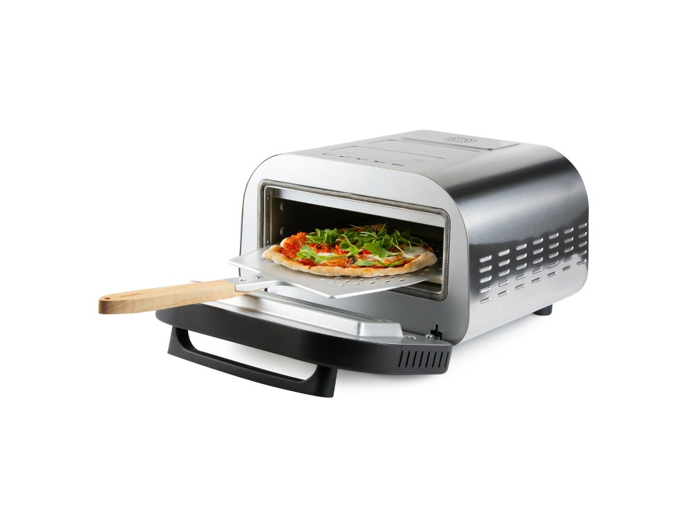 DOMO Pizza Genius DO9289PZ - Electric Pizza Oven with Cordierite Stone, 450°C + Pizza Server, PFAS-free