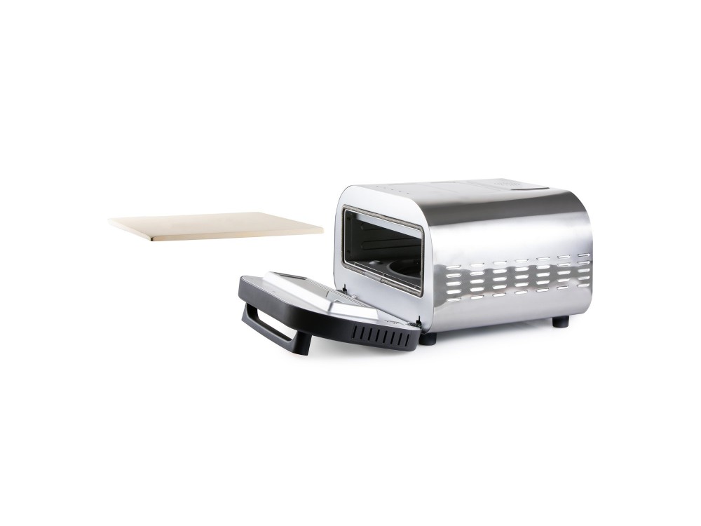 DOMO Pizza Genius DO9289PZ - Electric Pizza Oven with Cordierite Stone, 450°C + Pizza Server, PFAS-free