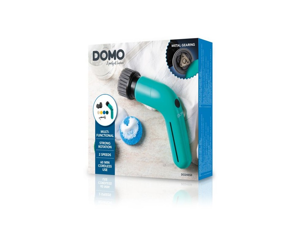 DOMO 6-in-1 Rechargeable cleaning brush, Rechargeable Cleaning Brush with 6 Heads