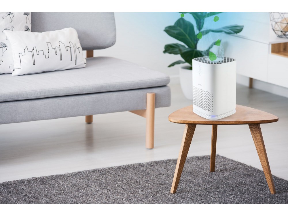 DOMO Air Purifier, Καθαριστής Αέρα με φίλτρο HEPA & Ιονιστή, Timer & LED Light