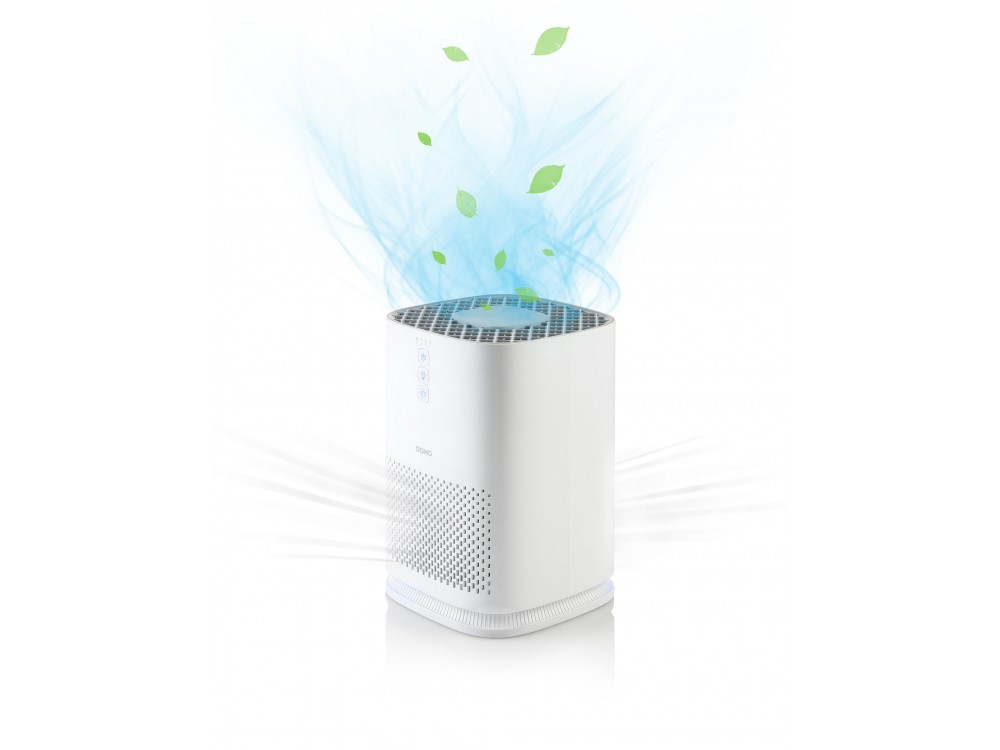 DOMO Air Purifier, Καθαριστής Αέρα με φίλτρο HEPA & Ιονιστή, Timer & LED Light