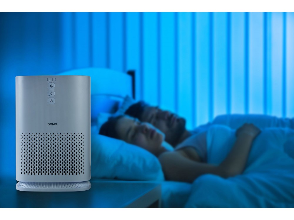 DOMO Air Purifier, Καθαριστής Αέρα με φίλτρο HEPA & Ιονιστή, Timer & LED Light