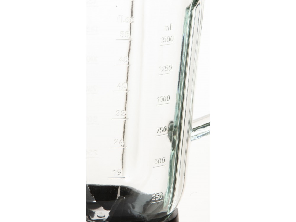 DOMO Blender with 1.5lt Glass Jug, Blender for Smoothies with Adjustable Speed ​​& 3 Programs + Recipe Book