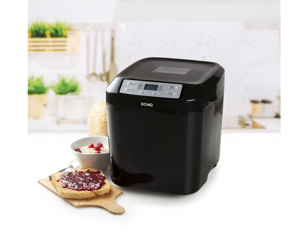 DOMO Bread maker, 1000gr Capacity Bread Maker with 12 Programs (and Gluten-Free), PFAS-free