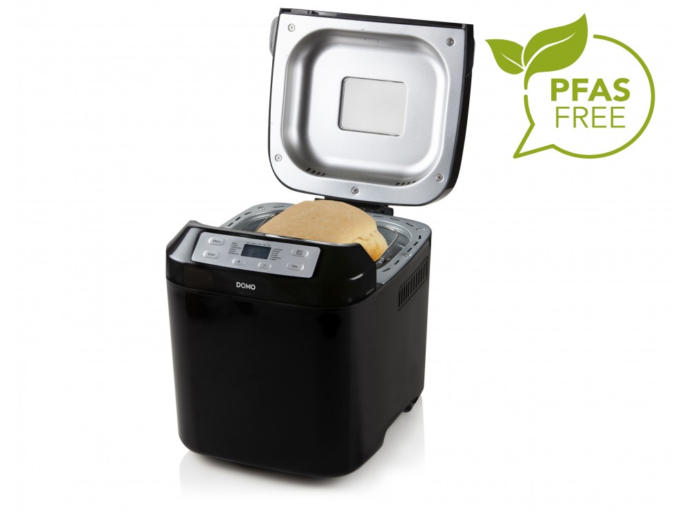 DOMO Bread maker, 1000gr Capacity Bread Maker with 12 Programs (and Gluten-Free), PFAS-free