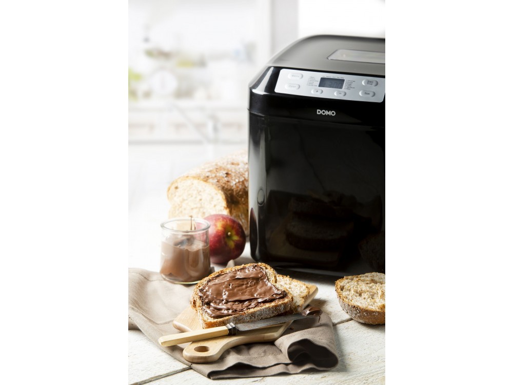 DOMO Bread maker, 1000gr Capacity Bread Maker with 12 Programs (and Gluten-Free), PFAS-free